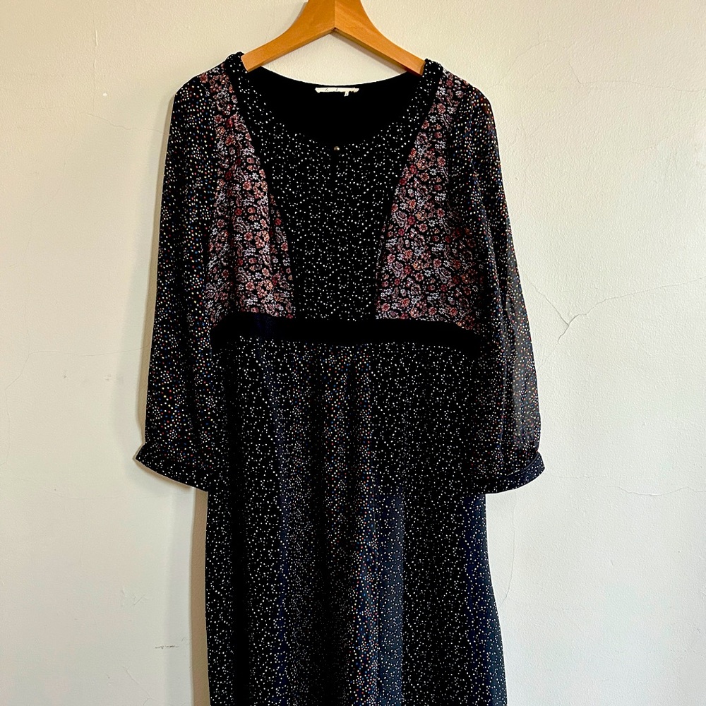 Floreat Anthropologie dress - multi pattern - size 6